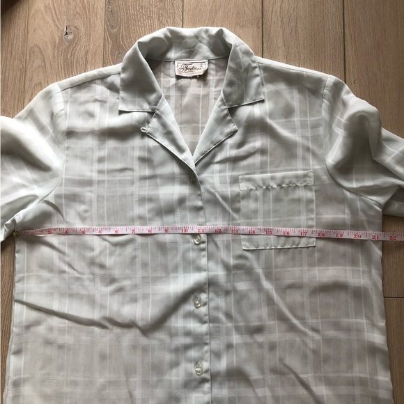 Vintage Tradition White Chiffon Blouse - Picture 3 of 10